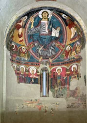 Christus in Herrlichkeit, aus der Kirche San Clemente de Tahull, Lerida, Spanien